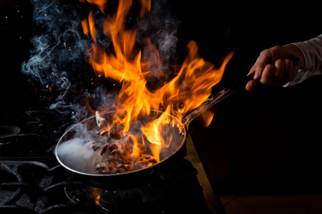 poele flamme